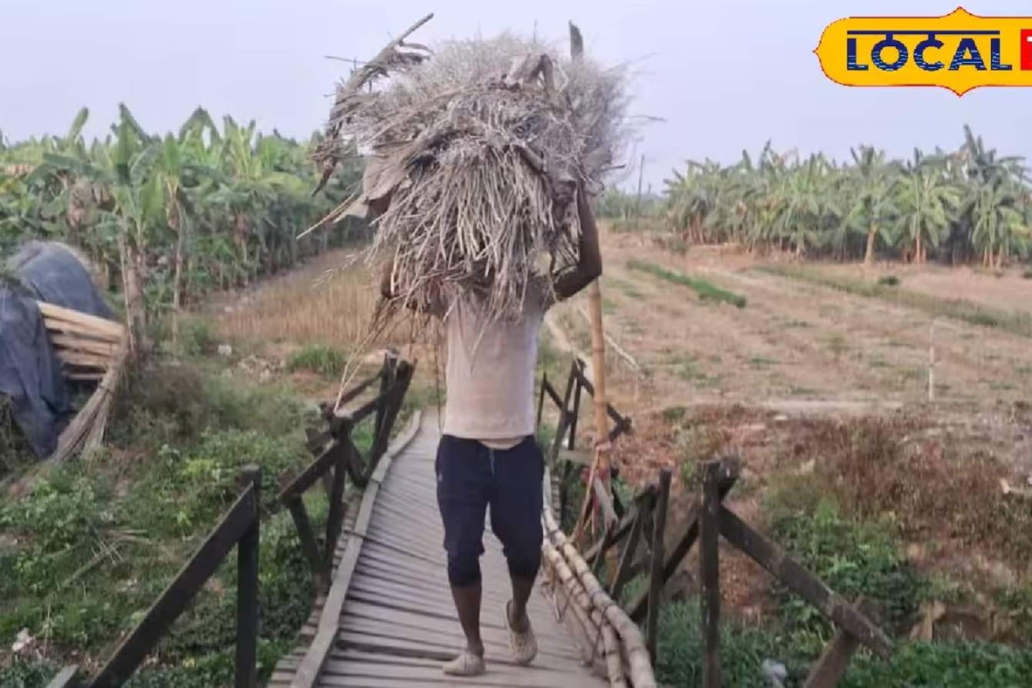 ১,৬২,০০০ টাকার সেতুর হাল বেহাল! চাকদহে ব্রিজ হেলে পড়ে ভয়ানক অবস্থা