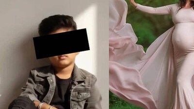 শনিবার স্বাতী তাঁর দ্বিতীয় সন্তানের আসন্ন আগমন উপলক্ষে একটি ফোটোশ্যুটে অংশ নিচ্ছিলেন (ছবির ডান দিকের অংশ প্রতীকী)