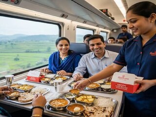 প্যান্ট্রি কারের কর্মীরা সরাসরি তাঁদের আসনে পৌঁছে দেন