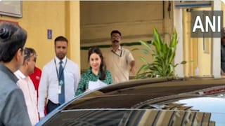 Former Indian Cricketer Sachin Tendulkar's wife Anjali Tendulkar visited Lilavati Hospital in Mumbai Image Courtesy:ANI
