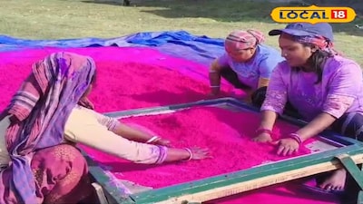 তৈরি হচ্ছে ভেষজ আবির