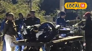 একটি দুর্ঘটনাগ্রস্ত বাইক