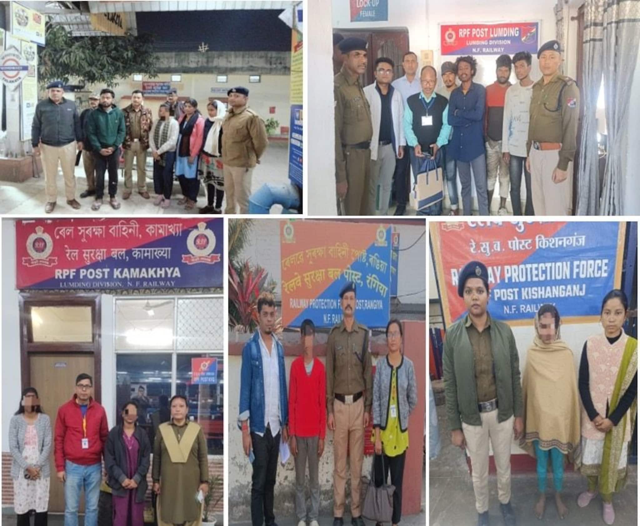 যাত্রী সুরক্ষায় সফল অভিযান... ৮ নাবালক-সহ ১২জনকে সফলভাবে উদ্ধার করল রেল