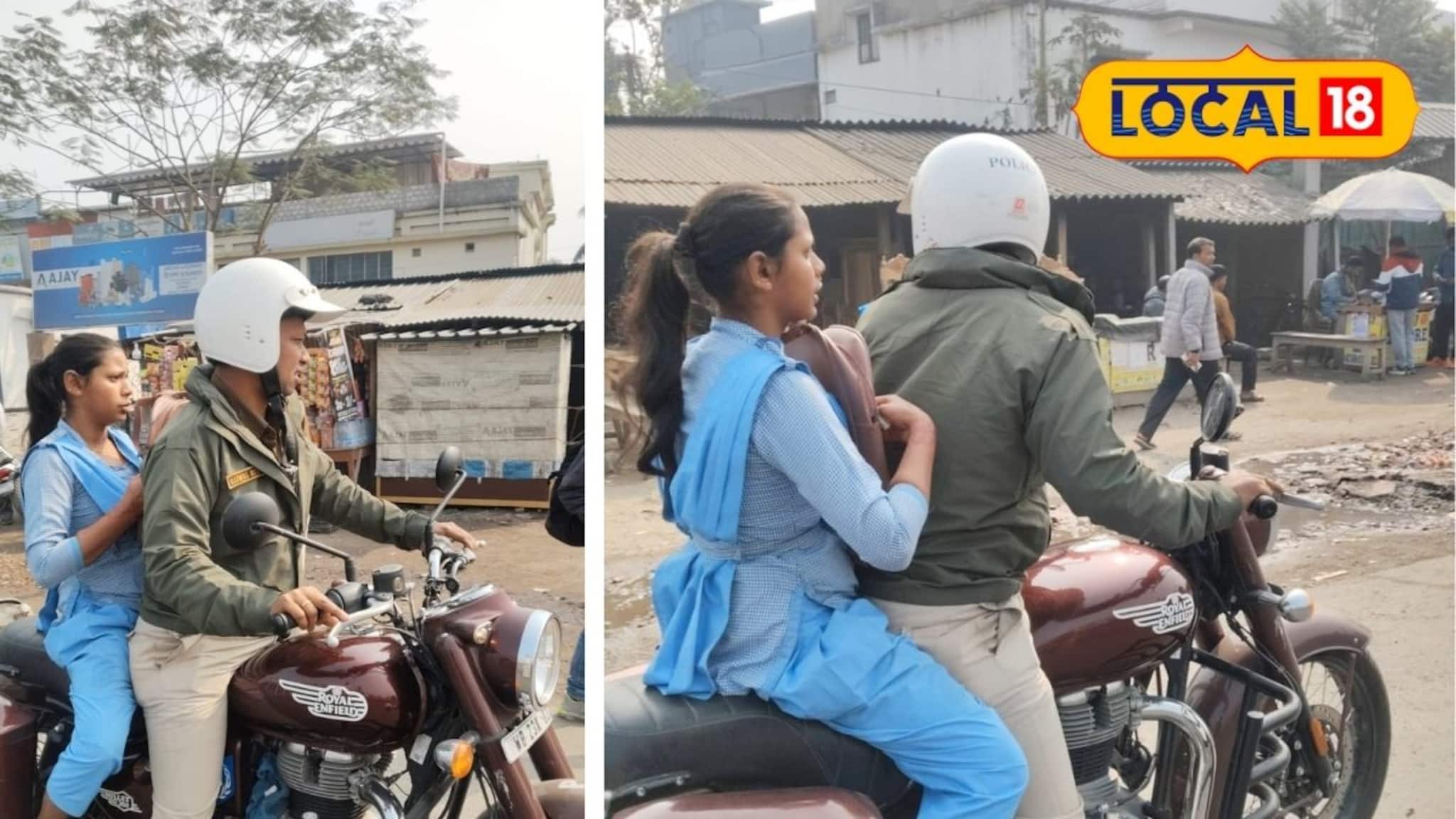 দেবদূতের মতো ট্র্যাফিক ওসি ! স্নায়ুচাপে কাঁপতে থাকা পরীক্ষার্থীকে বাইকে তুলে পৌঁছে দিলেন