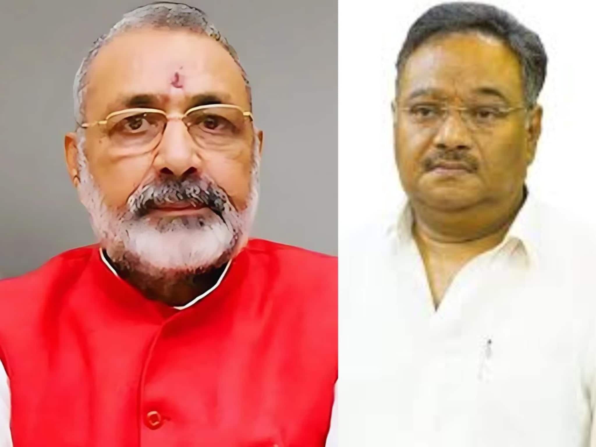 দলীয় দফতর নয়, বিমানবন্দরেই কেন্দ্রীয় মন্ত্রী গিরিরাজ সিংয়ের বৈঠকে শমীক! জরুরি বিষয়ে বৈঠক?