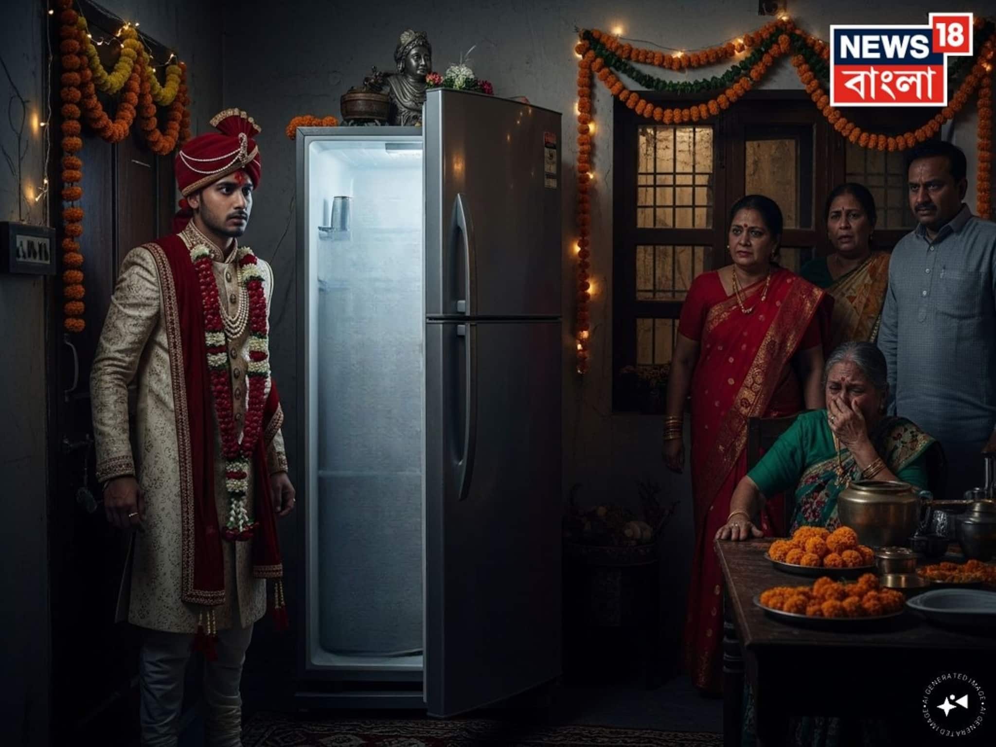 ফ্রিজবন্দি জ্যেঠিমার মৃতদেহ রেখে বিয়ে করতে গেল পাত্র! 'আজব' যুক্তি পরিবারের