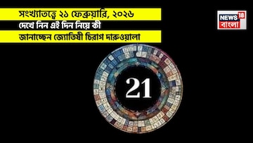 সংখ্যাতত্ত্বে ২১ ফেব্রুয়ারি, কেমন যাবে আজকের দিন? জানাচ্ছেন জ্যোতিষী চিরাগ দারুওয়ালা সংখ্যাতত্ত্বে ২১ ফেব্রুয়ারি, কেমন যাবে আজকের দিন? জানাচ্ছেন জ্যোতিষী চিরাগ দারুওয়ালা