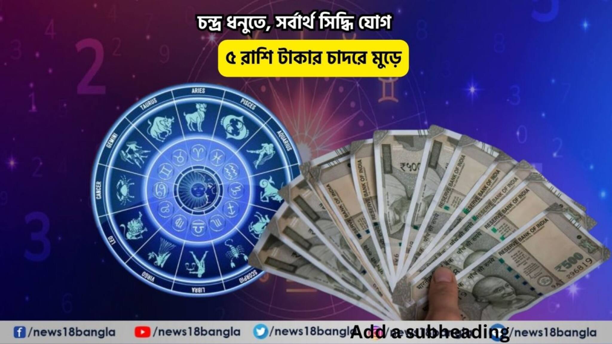 Sarvarth Siddh Yog Rashifal: কপালে সোনার টিপ, আপনি আজ রাজা! চন্দ্র ধনুতে, সর্বার্থ সিদ্ধি যোগ, ৫ রাশি টাকার চাদরে মুড়ে