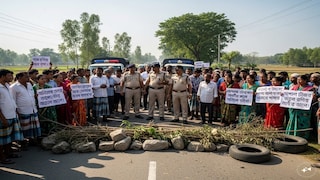 ভয়াবহ দুর্ঘটনা বাঁকুড়ায় (AI Image)