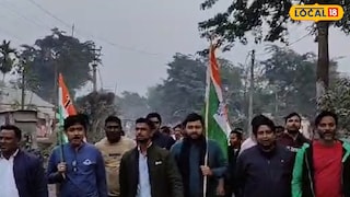 তৃণমূলের প্রতিবাদ মিছিল