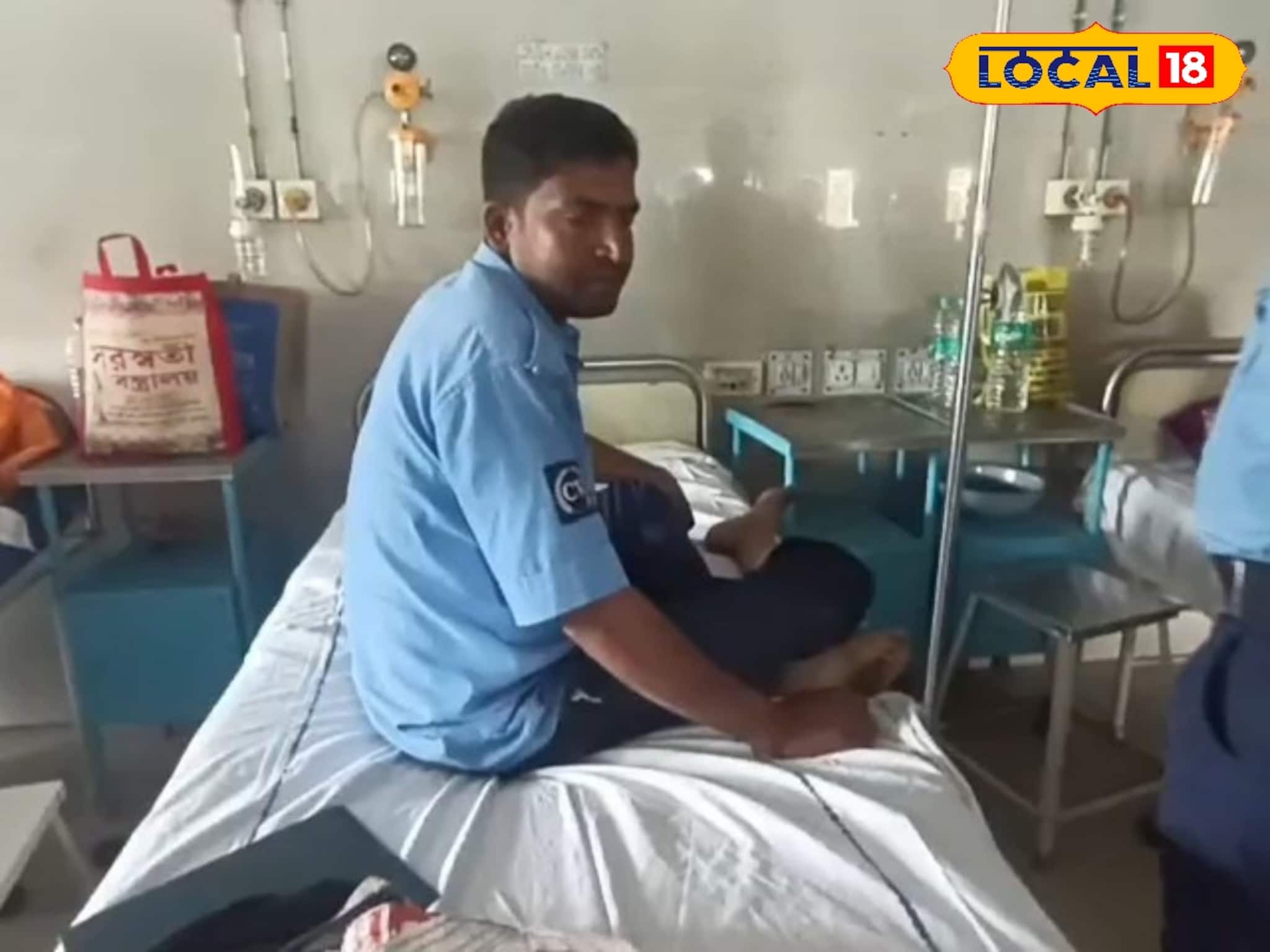 মাধ্যমিক চলাকালীন বর্ধমানে ট্রাক্টরের ধাক্কায় জখম সিভিক ভলান্টিয়ার, ভর্তি হাসপাতালে