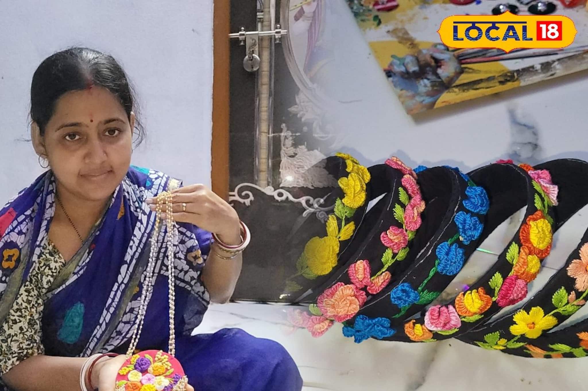 সোনা-রুপোর দাম আকাশছোঁয়া, ক্লে-ফেব্রিক জুয়েলারিও অতীত! এবার এমব্রয়ডারি গয়নার ম্যাজিক! সোনা-রুপোর দাম আকাশছোঁয়া, ক্লে-ফেব্রিক জুয়েলারিও অতীত! এবার এমব্রয়ডারি গয়নার ম্যাজিক!