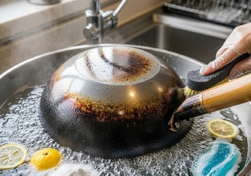 কালো কড়াই ঘষে ঘষে ক্লান্ত? বহু বছরের জমে থাকা ময়লা ১৫ মিনিটেই হবে উধাও! সহজ উপায় জানুন কালো কড়াই ঘষে ঘষে ক্লান্ত? বহু বছরের জমে থাকা ময়লা ১৫ মিনিটেই হবে উধাও! সহজ উপায় জানুন