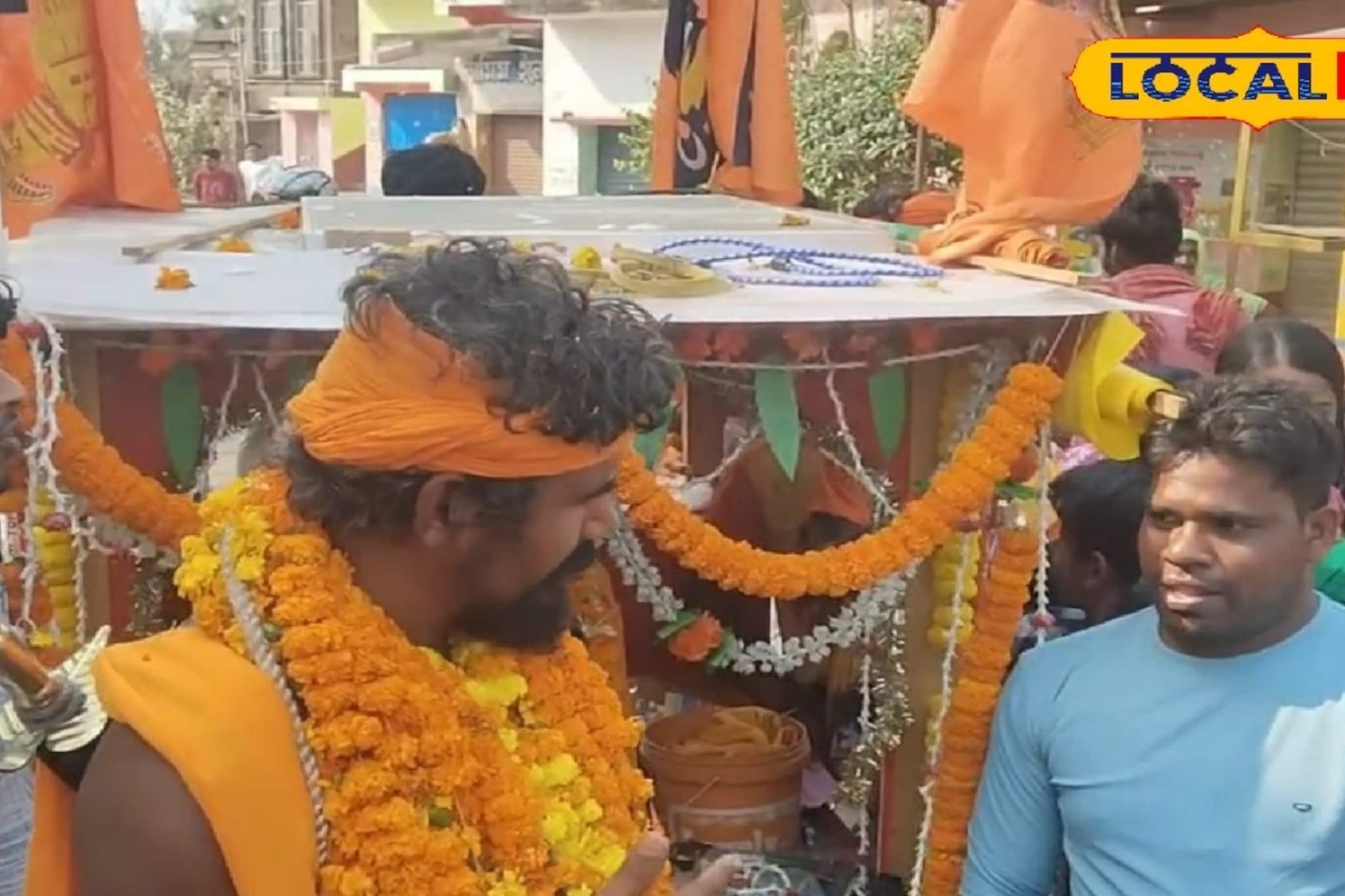 সংকল্প পূর্ণ করে রথে রামলালাকে নিয়ে ঘরে ফিরলেন যুবক, পা ধুইয়ে বরণ করল গোটা গ্রাম