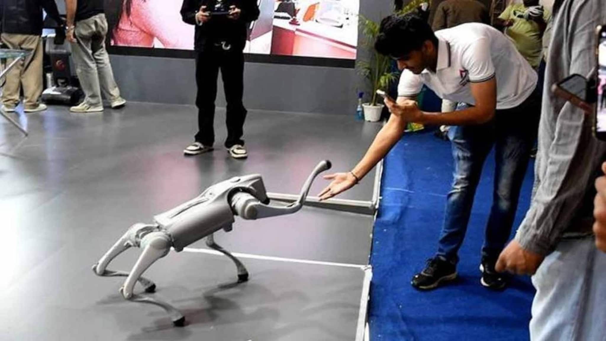 চিনের তৈরি রোবট কুকুর নাকি তাঁদের! ধরা পড়তেই, 'চুরির' দায়ে  AI Summit ছাড়তে হল গালগোটিয়া ইউনিভার্সিটিকে!