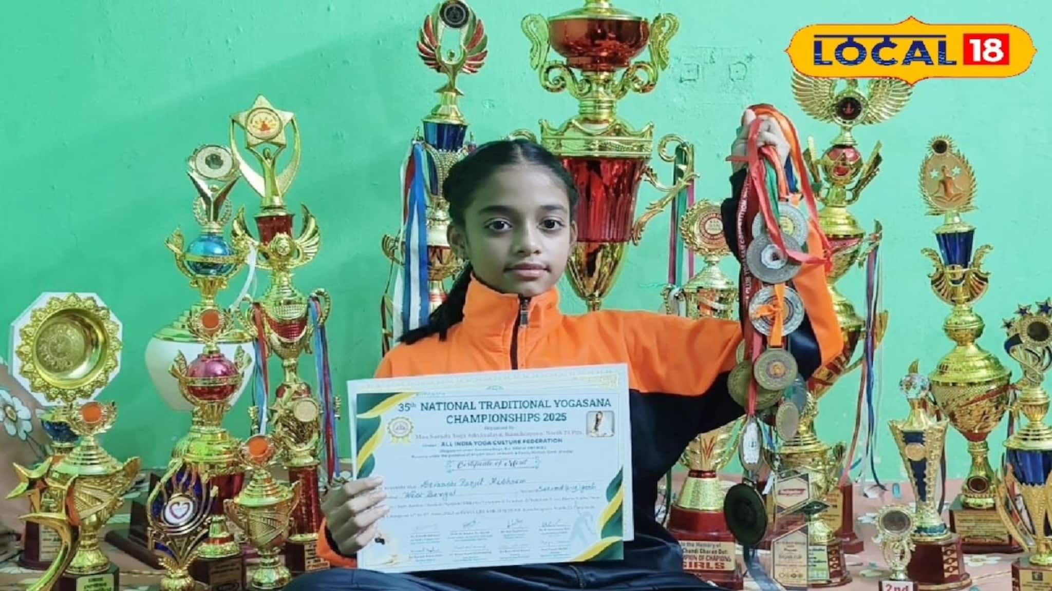 খুদের প্রতিভা দেখে চোখ কপালে উঠবে, মেডেলের বন্যা বইয়ে দিচ্ছে ১০ বছরের মেয়ে