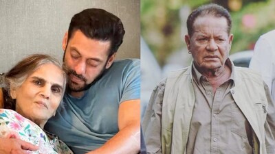 Salma Khan, Salman Khan, Salim Khan