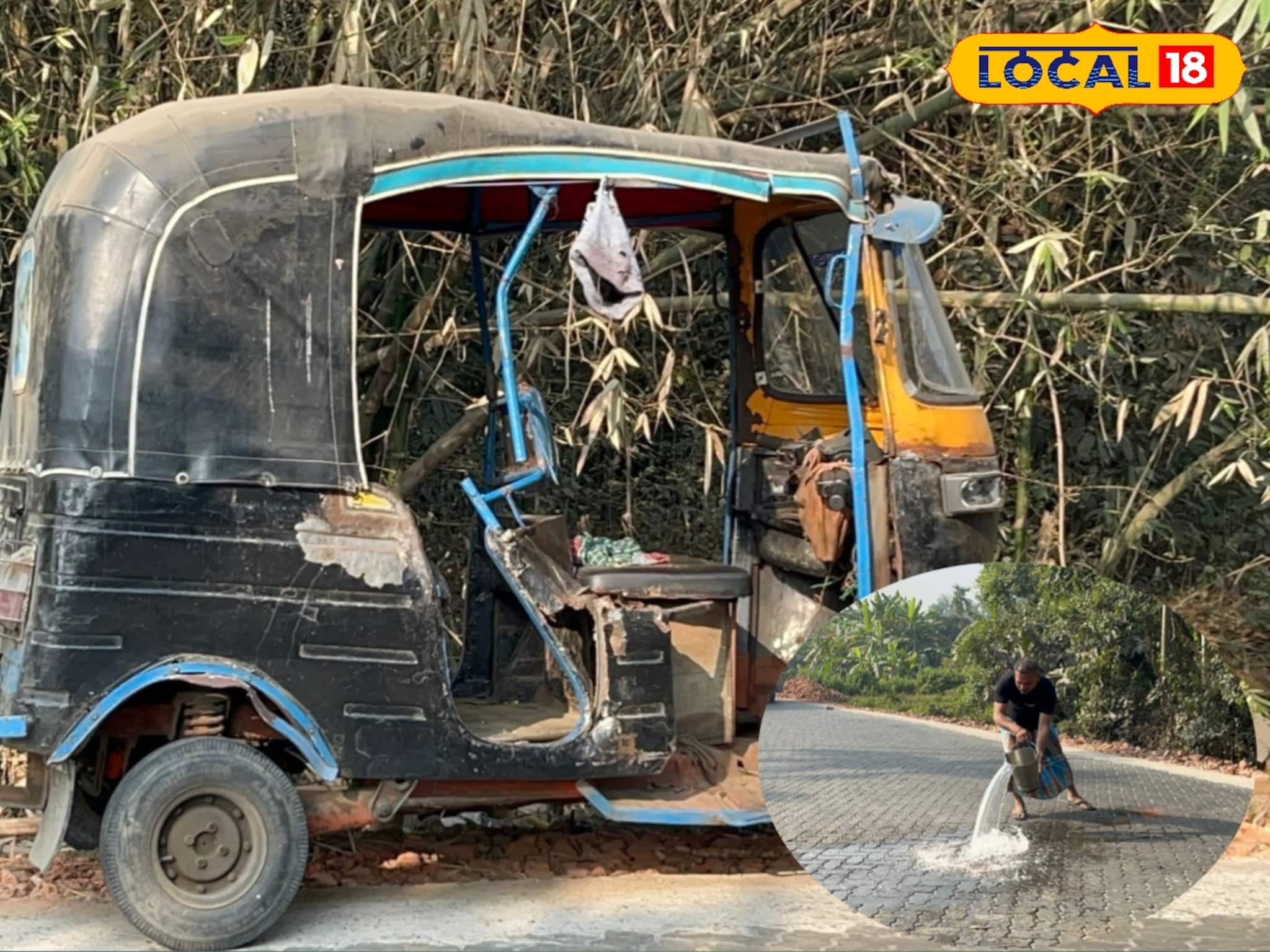অটোর রেষারেষিতে ছিটকে পড়লেন রাস্তায়, মুহূর্তে পিষে দিল লরি! মৃত এক, আহত অনেকে