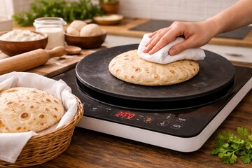 গ্যাস না থাকলেও হবে! ইনডাকশন কুকারেও তৈরি করা যায় নরম-তুলতুলে রুটি, জানুন সহজ পদ্ধতি