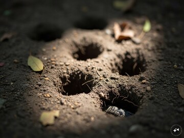 বাড়ির উঠোন, বাগান বা ক্ষেতের মধ্যে কোনও গর্ত রয়েছে? সেটি বিষাক্ত সাপের গর্ত নয় তো? শনাক্ত করুন সহজেই