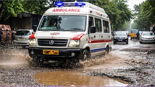 গাড়ি গর্তে পড়তেই নড়ে উঠলেন মহিলা (প্রতীকী ছবি, এআই দিয়ে তৈরি)