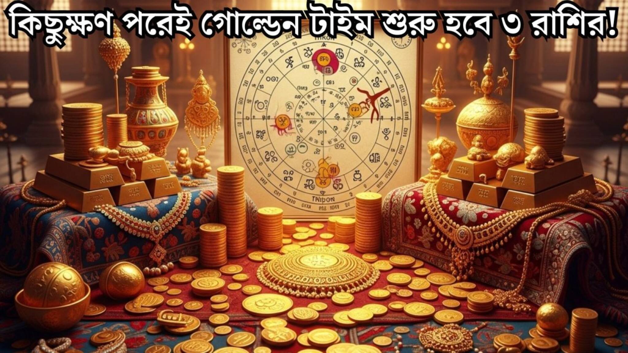 Astrology: চন্দ্রগ্রহণের আগেই বিরল সংযোগে ত্রিকোণ রাজযোগ! সোম থেকেই গোল্ডেন টাইম শুরু ৩ রাশির, গোটা মার্চ জুড়েই কপালে টাকার বৃষ্টি