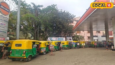 গ্যাসের সঙ্কট, পেট্রোল পাম্পের বাইরে অটোর লম্বা লাইন 