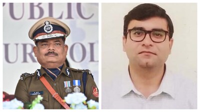 শিলিগুড়ির পুলিশ কমিশনার সি সুধাকর ও দার্জিলিংয়ের জেলাশাসক মণীশ মিশ্র৷ 