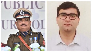 শিলিগুড়ির পুলিশ কমিশনার সি সুধাকর ও দার্জিলিংয়ের জেলাশাসক মণীশ মিশ্র৷ 