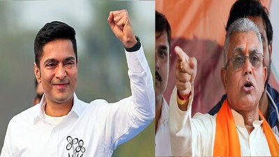 দিলীপ ঘোষের নিশানায় অভিষেক বন্দ্যোপাধ্যায় 