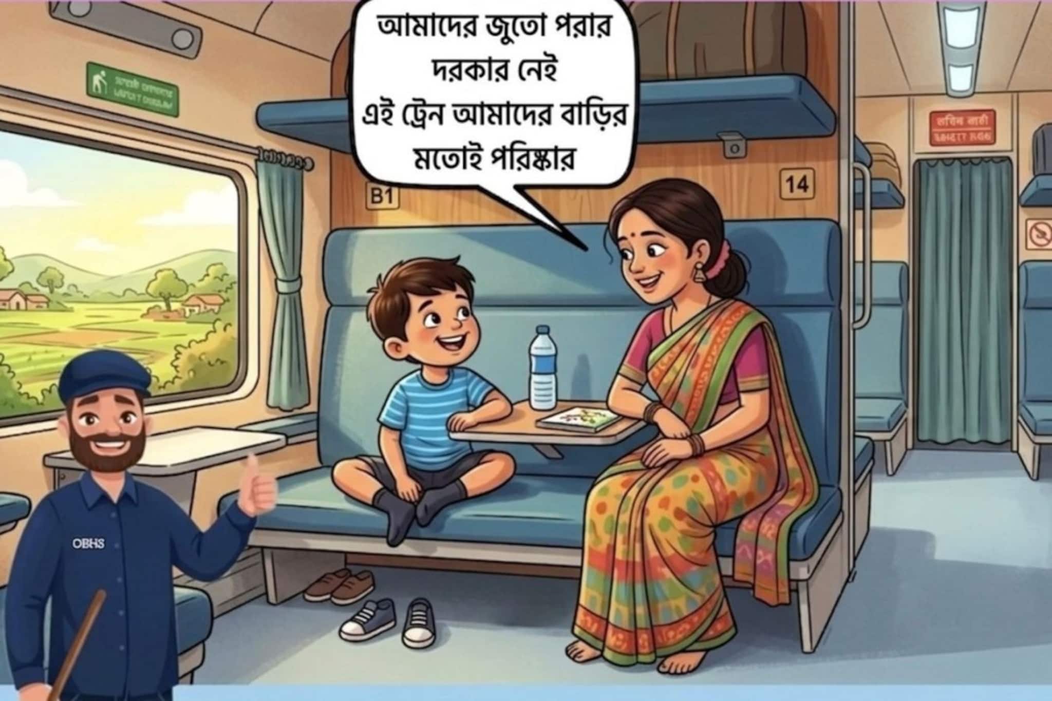 চলন্ত চাকার উপর এক টুকরো ঘর, পূর্ব রেলের এক নতুন উদ্যোগ