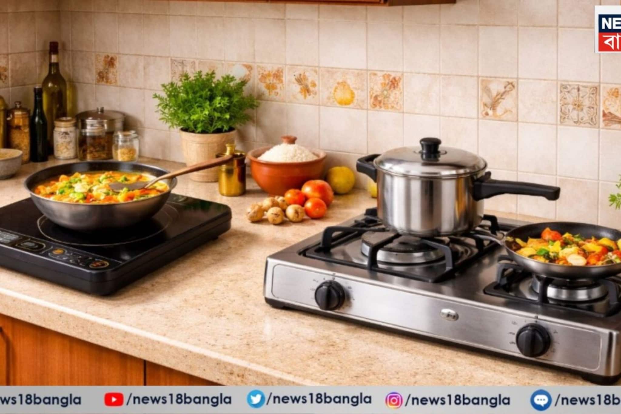 গ্যাস সিডিন্ডারের বদলে ইনডাকশনে রান্না করে মাসে ঠিক কতটা টাকা বাঁচে? রইল হিসেব