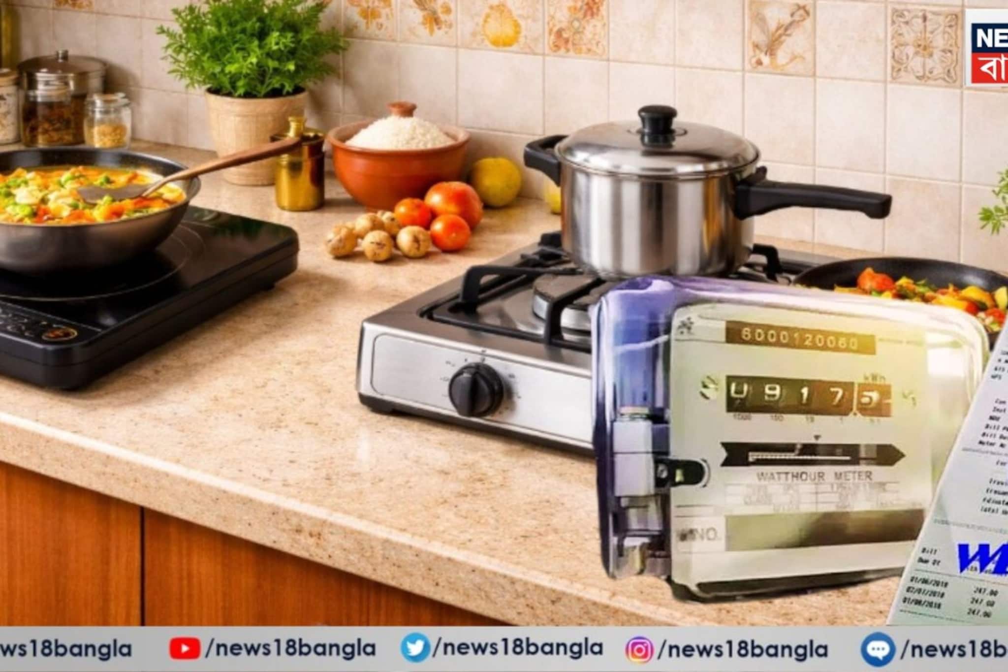গ্যাস সিডিন্ডারের বদলে ইনডাকশনে রান্না করে মাসে ঠিক কতটা টাকা বাঁচে? রইল হিসেব