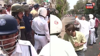 মোদির সভার আগে গিরিশ পার্কে সংঘর্ষ