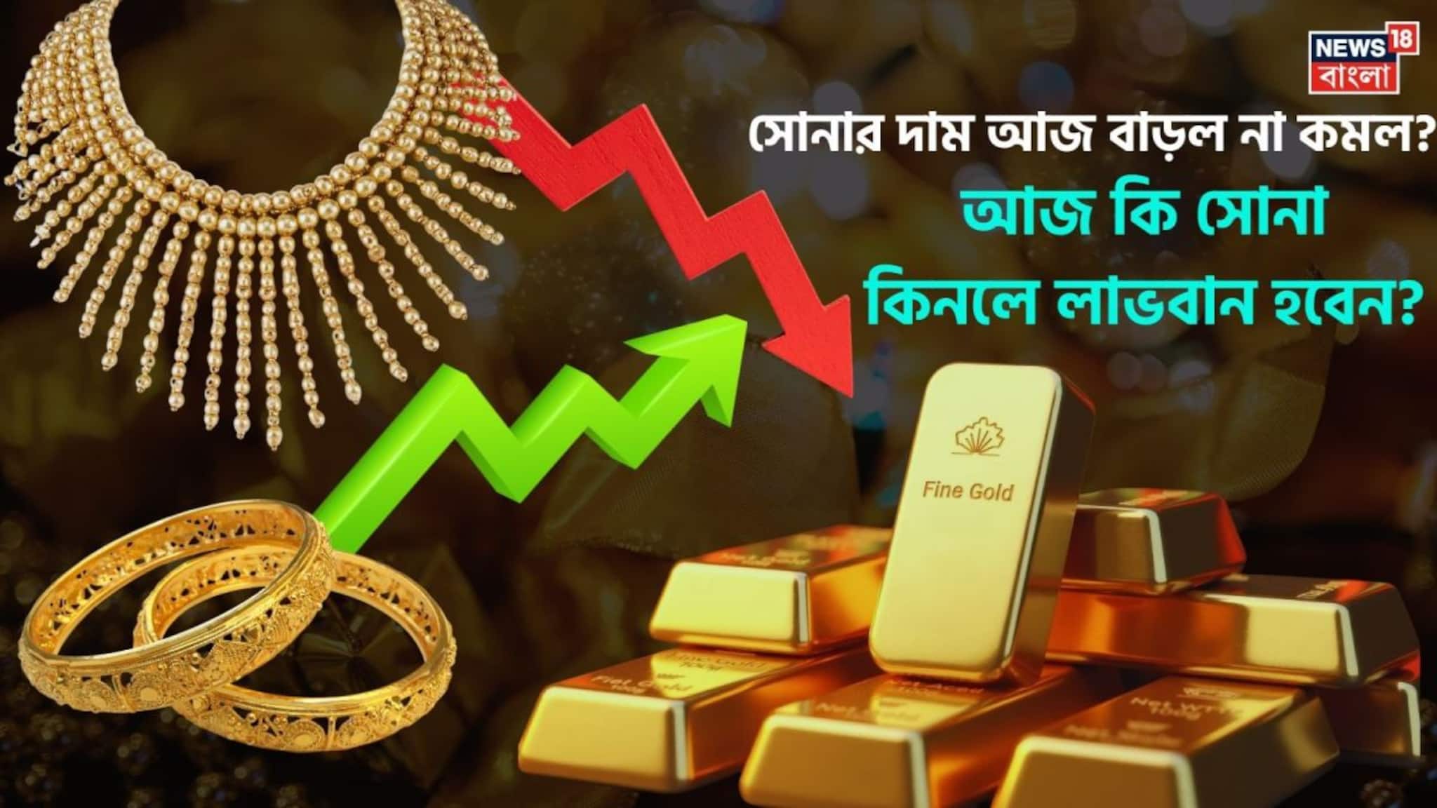 Latest Gold Price: সোনার দাম আজ বাড়ল না কমল ? আজ কি সোনা কিনলে লাভবান হবেন?