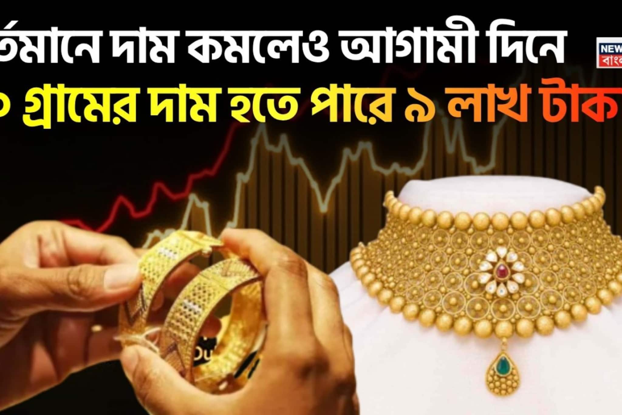 বর্তমানে দাম কমলেও আগামী দিনে ১০ গ্রামের দাম হতে পারে ৯ লাখ টাকা ?