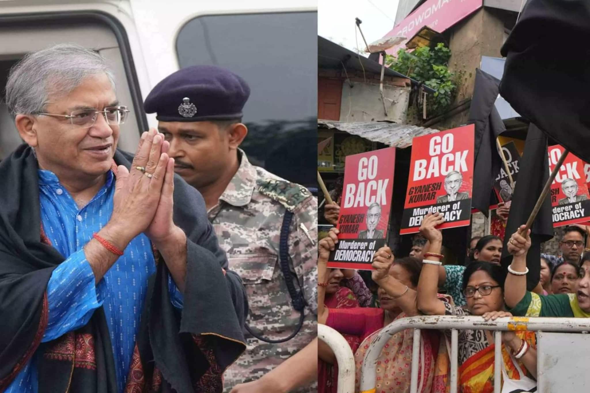 কালীঘাটের পর দক্ষিণেশ্বর, ফের আজ জ্ঞানেশ কুমারকে কালো পতাকা! গো-ব্যাক স্লোগান
