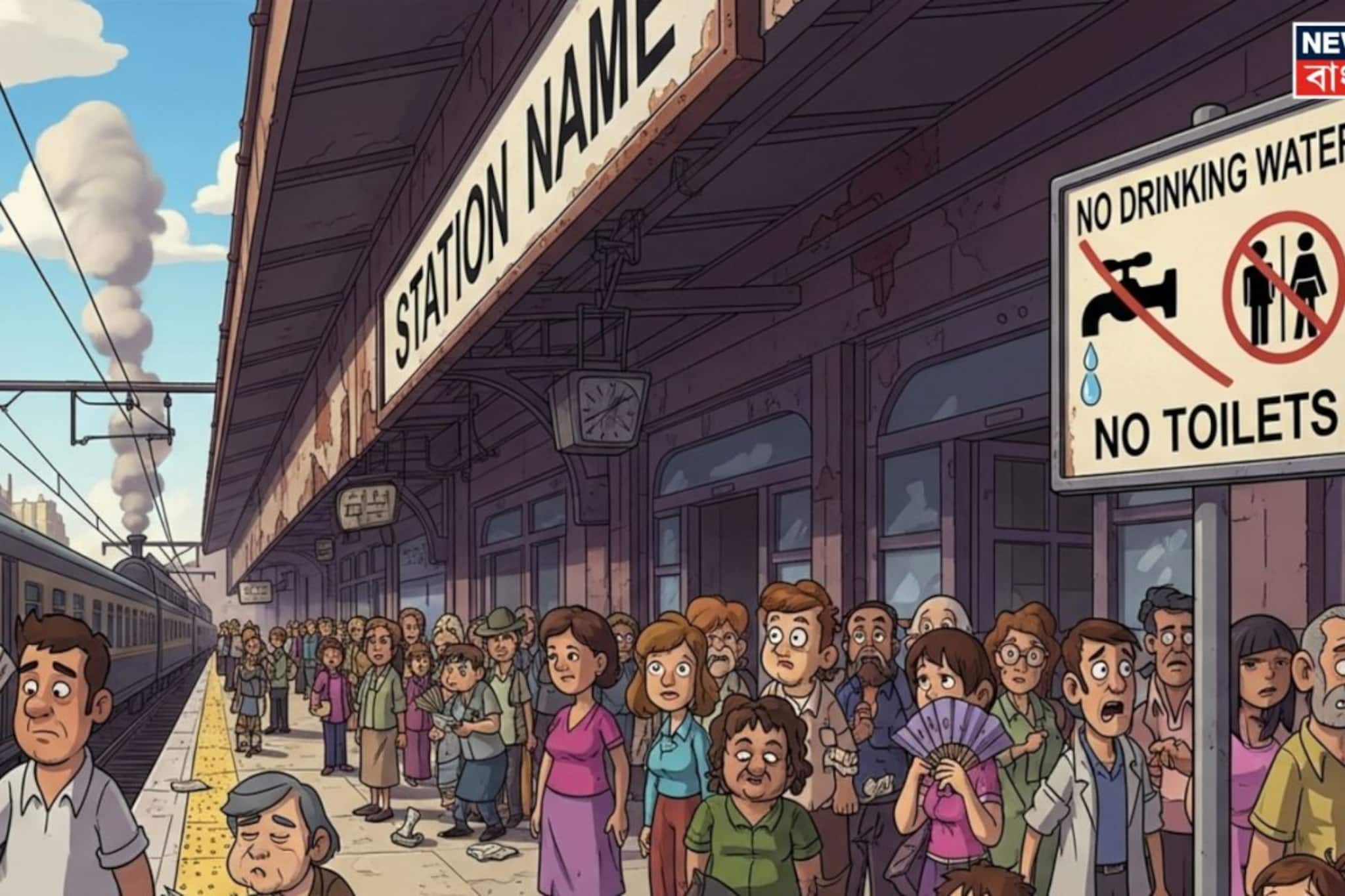 স্টেশন আছে, যাত্রী আছে... নেই পানীয় জল, শৌচাগার... হেঁড়িয়া স্টেশনে ঝোপঝাড়ই ভরসা স্টেশন আছে, যাত্রী আছে... নেই পানীয় জল, শৌচাগার... হেঁড়িয়া স্টেশনে ঝোপঝাড়ই ভরসা