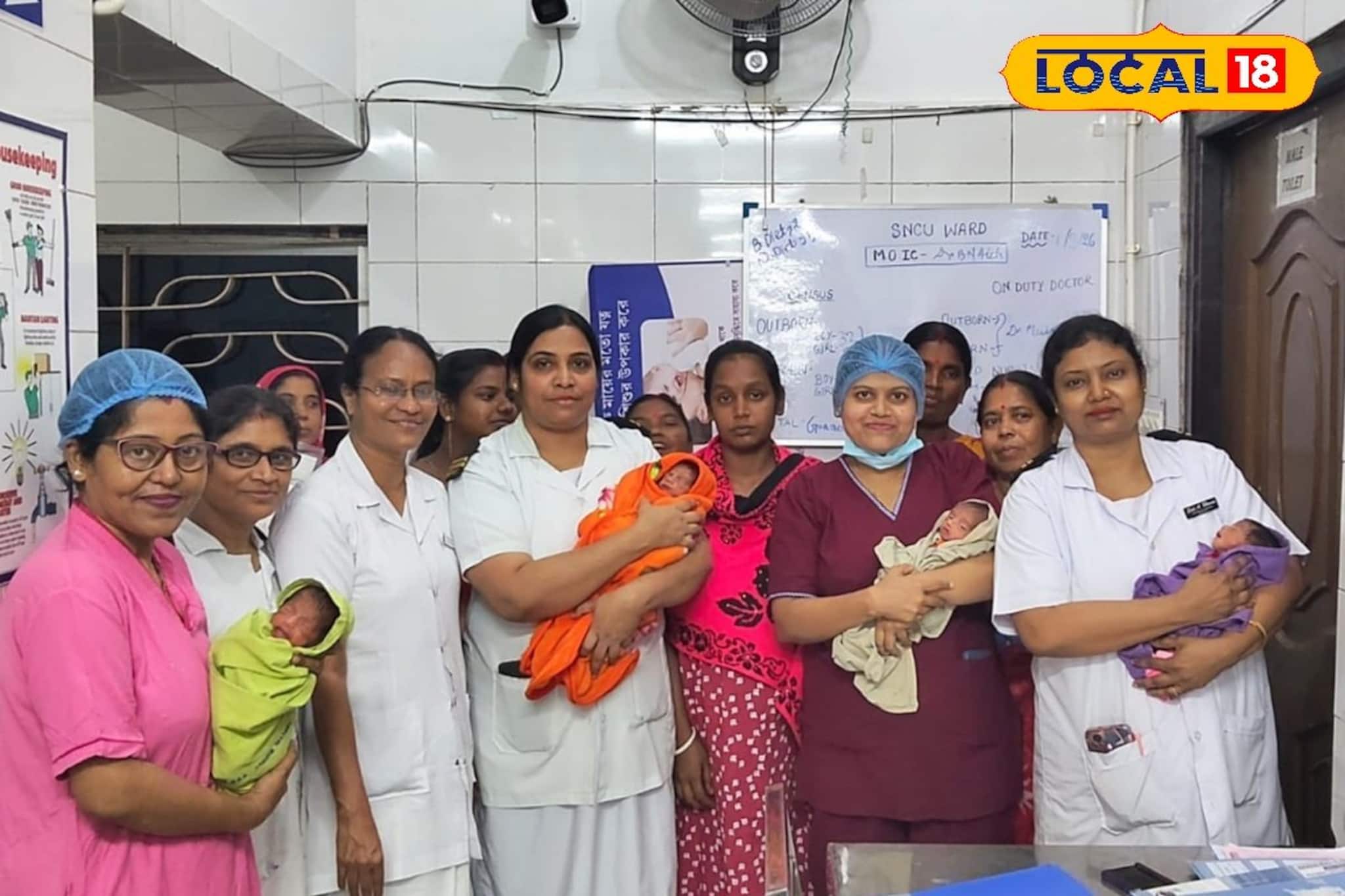 পেশায় পূজারী স্বামী,স্ত্রী একসঙ্গে জন্ম দিলেন ৪সন্তানের!২ছেলে-২ মেয়েকে নিয়ে খুশি পরিবার পেশায় পূজারী স্বামী,স্ত্রী একসঙ্গে জন্ম দিলেন ৪সন্তানের!২ছেলে-২ মেয়েকে নিয়ে খুশি পরিবার