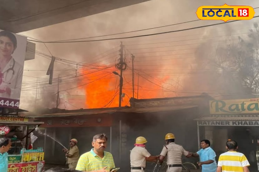 উত্তর ২৪ পরগনা, রুদ্র নারায়ণ রায়: মধ্যমগ্রাম স্টেশন সংলগ্ন ফ্লাইওভারের নীচে ভয়াবহ অগ্নিকাণ্ড, সিলিন্ডার বিস্ফোরণে চরম আতঙ্ক ছড়িয়েছে এলাকায়। উত্তর ২৪ পরগনার মধ্যমগ্রাম-এর ১ নম্বর রেলস্টেশন সংলগ্ন ফ্লাইওভারের নীচে ঘনবসতিপূর্ণ এলাকায় হঠাৎই ভয়াবহ এই অগ্নিকাণ্ডের ঘটনা ঘটে