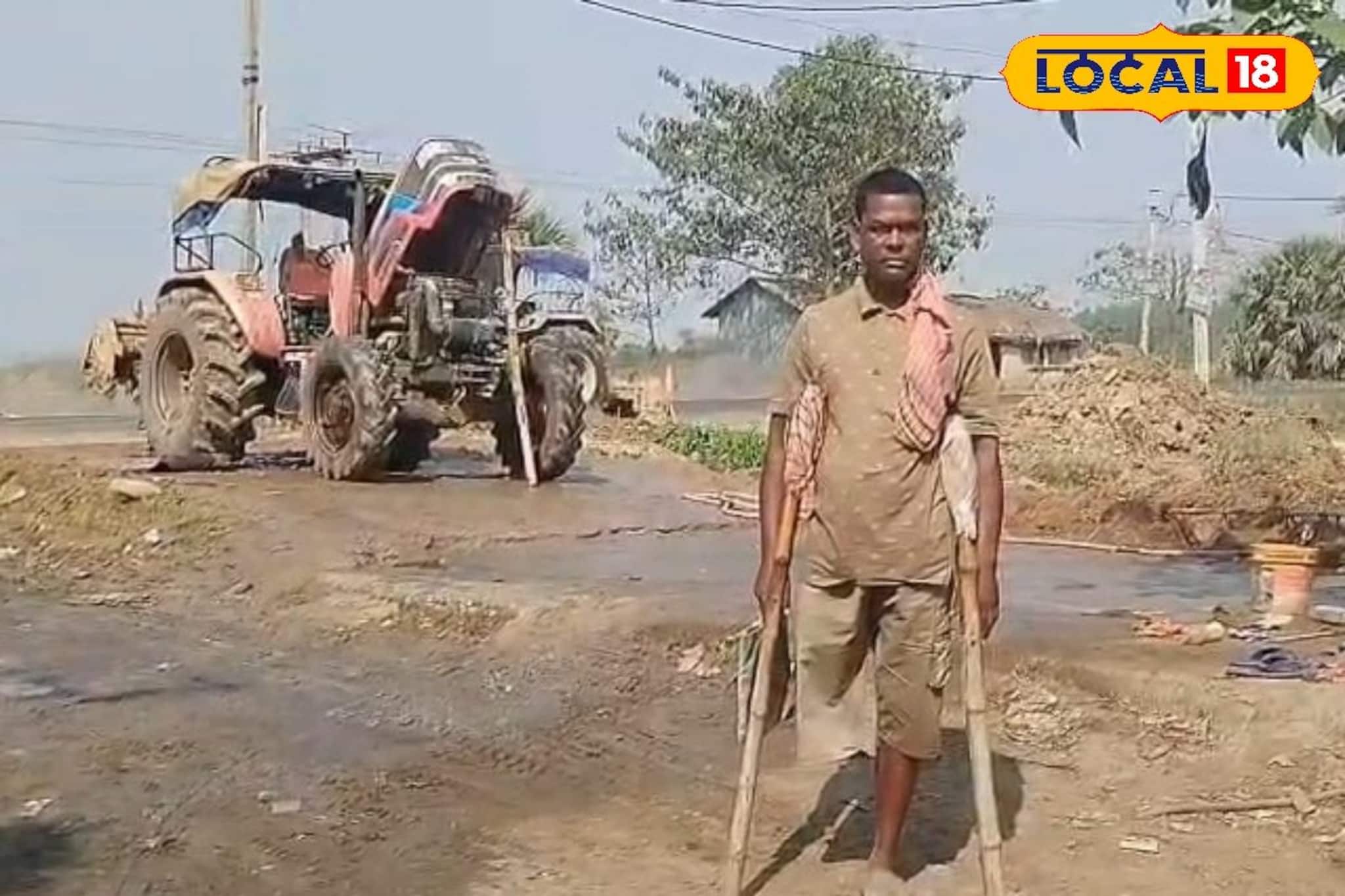 অদম্য জেদই বড় শক্তি! দুর্ঘটনা পা কাড়লেও থামেনি শিবদাস মাঝির লড়াই 