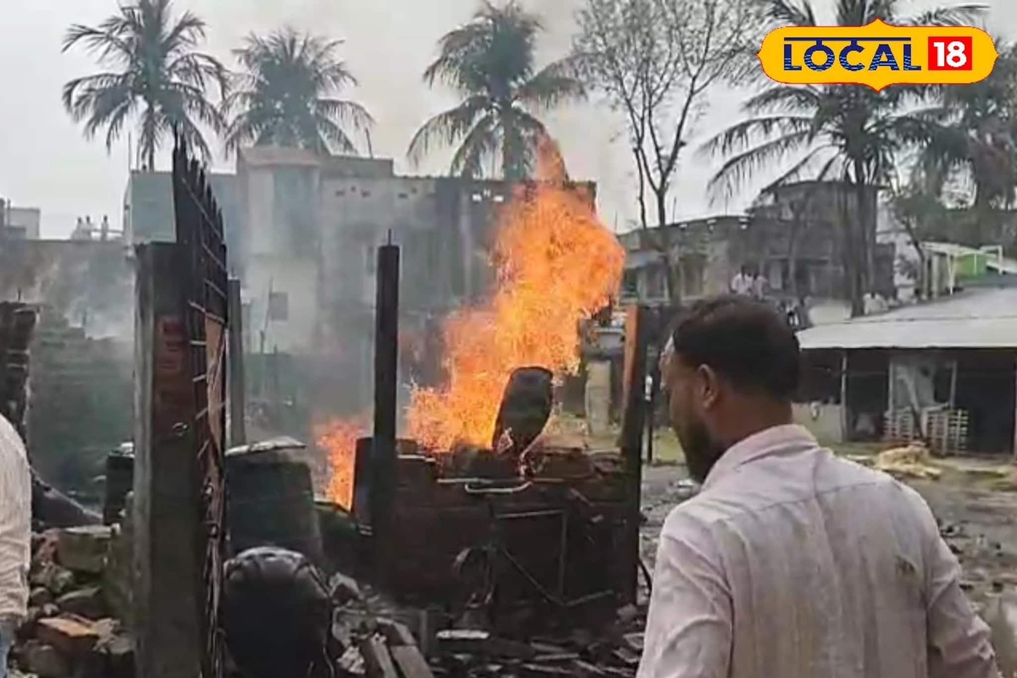 নবদ্বীপে ভয়াবহ আগুন, আতঙ্কে গোটা এলাকায়! গোডাউনের ভিতরে কী ছিল, অভিযোগ এলাকাবাসীর