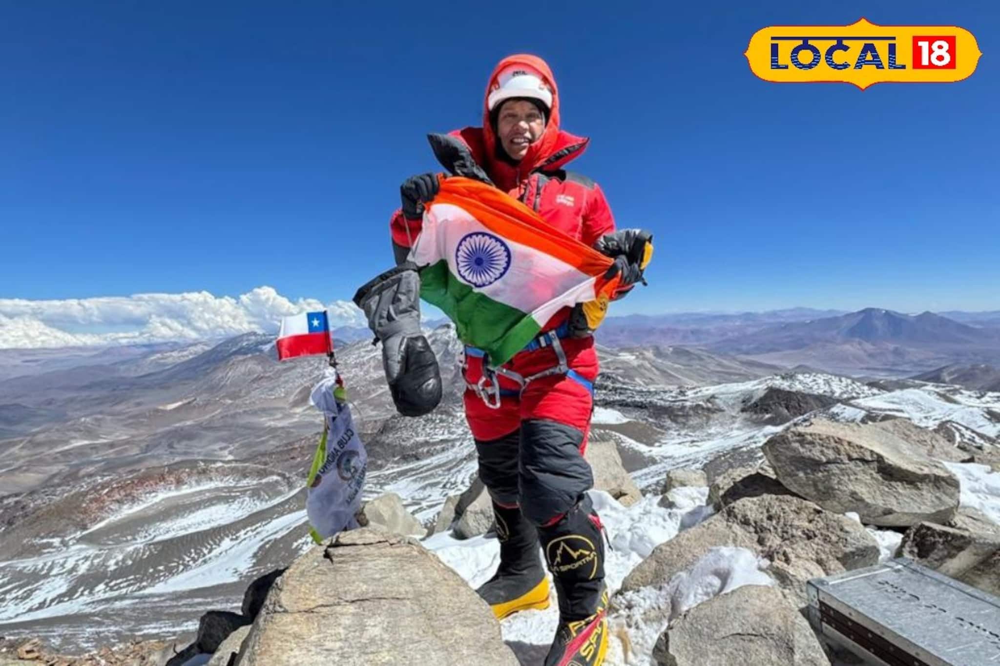 এভারেস্ট-কাঞ্চনজঙ্ঘা নয়,আর্জেন্টিনা সীমান্তের ওজোস ডেল সালাডো শৃঙ্গ জয় প্রফেসার অর্পিতার