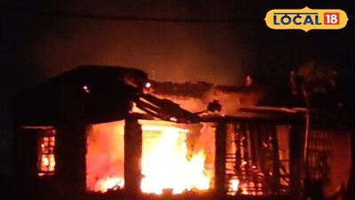 গ্যাস সিলিন্ডার থেকে ভয়াবহ আগুন