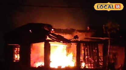 গ্যাস সিলিন্ডার থেকে ভয়াবহ আগুন