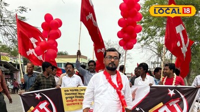 সিপিআইএম প্রার্থী ধ্রুবজ্যোতি সাহা 