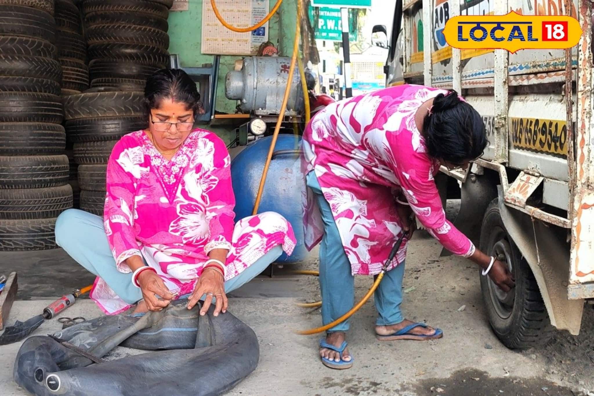দু-চাকা থেকে চার চাকা, এক নিমেষেই সারিয়ে ফেলেন, স্বামীর সঙ্গে পাল্লা দিয়ে যা করছেন মালদহের শম্পা...