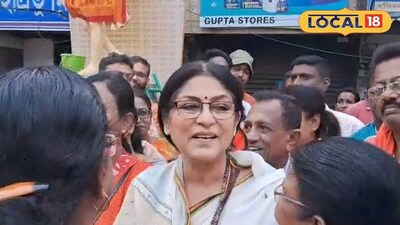 প্রচারে রুপা গাঙ্গুলী 