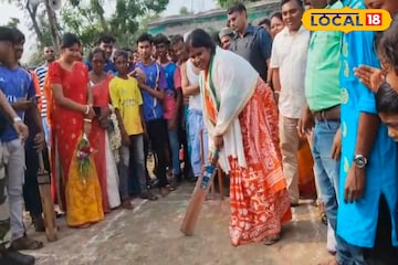 জীবনে যা কখনও করেননি, ভোট প্রচারে তাই করলেন বিজেপি প্রার্থী রেখা পাত্র! হাতে তুলে নিলেন ব্যাট, খেললেন ক্রিকেট জীবনে যা কখনও করেননি, ভোট প্রচারে তাই করলেন বিজেপি প্রার্থী রেখা পাত্র! হাতে তুলে নিলেন ব্যাট, খেললেন ক্রিকেট