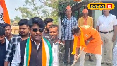 তৃণমূল প্রার্থী মতিবুর রহমান ও বিজেপি প্রার্থী রতন দাস 